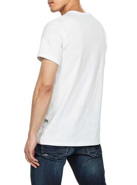 T-Shirt G-Star Boxed Blanc Pour Homme