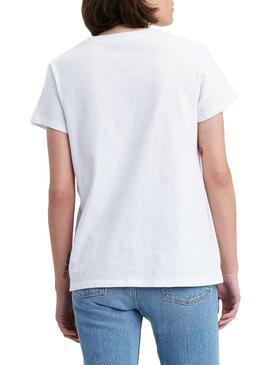 T-Shirt Levis Perfect T2 Blanc Pour Femme