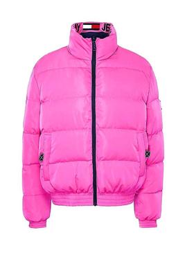 Veste Tommy Jeans Bomber Réversible Rose Femme