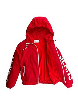 Veste Calvin Klein Coupe-vent Rouge Femme