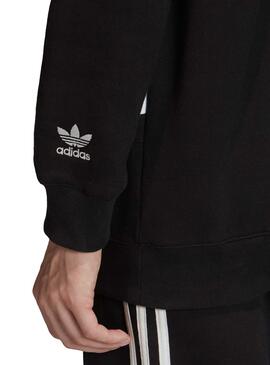Sweat Adidas Big Trefoil Noir Pour Homme