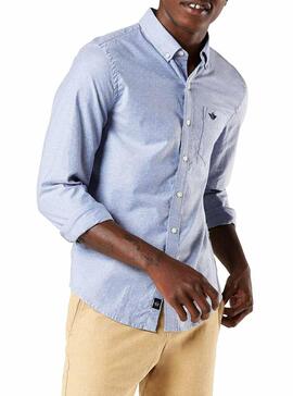 Chemise Dockers Oxford Saddler Stretch Bleu Homme