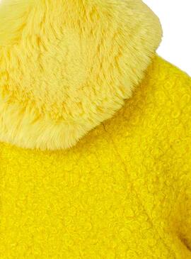 Manteaux Mayoral Curl jaune pour Fille