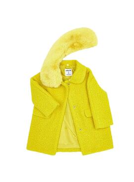 Manteaux Mayoral Curl jaune pour Fille