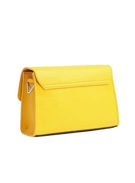 Sac Tommy Jeans Bold Crossover Jaune Femme