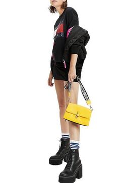 Sac Tommy Jeans Bold Crossover Jaune Femme