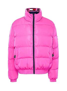 Veste Tommy Jeans Bomber Réversible Rose Femme