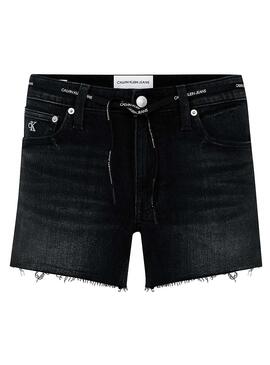 Short Calvin Klein Jeans Belt Noir Femme