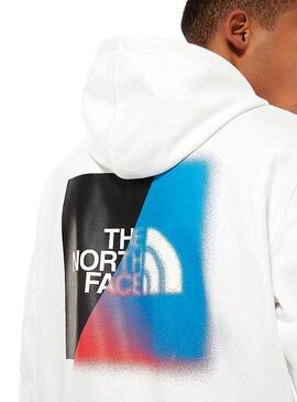 Sweat The North Face Graphic Blanc Homme