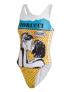 Corps Adidas Fiorucci Blanc Femme