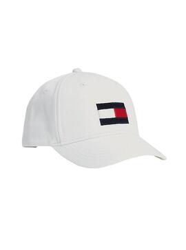 Casquette Tommy Hilfiger Flag Blanc Garçon et Fill