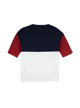 T-Shirt Tommy Hilfiger 1985 Colorblock Fille