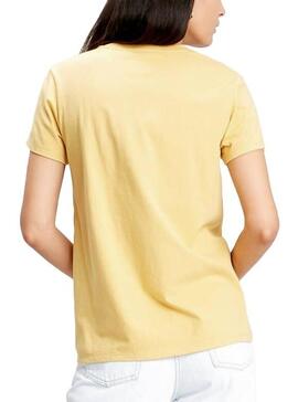 T-Shirt Levis BW Jaune Femme