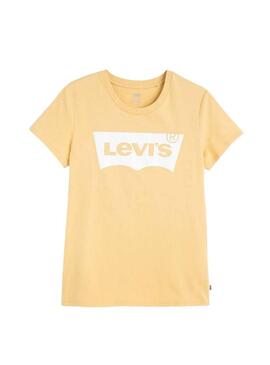 T-Shirt Levis BW Jaune Femme