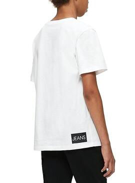 T-Shirt Calvin Klein Institutional White Garçon