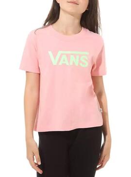 T-Shirt Vans GR Flying V Pink pour fille