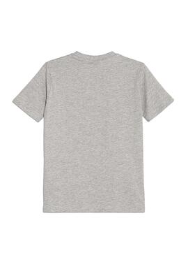 T-Shirt Fila Classic Logo Gris pour Fille et Garço