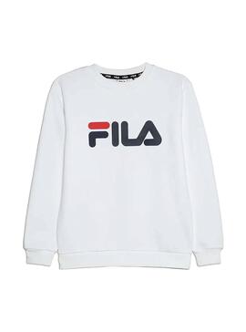 Sweat Fila Classic Logo blanc pour Fille et Garçon