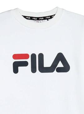Sweat Fila Classic Logo blanc pour Fille et Garçon