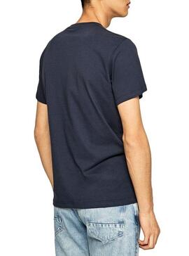 T-Shirt Pepe Jeans Theo Marine Homme