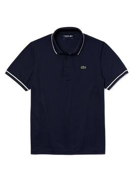 Polo Tennis Lacoste Bleu Homme