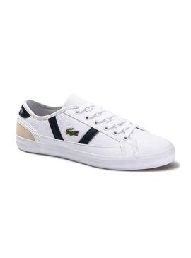 Chaussure Lacoste Sideline Blanc Femme