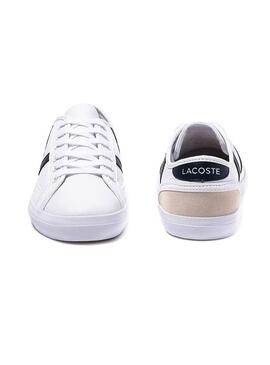 Chaussure Lacoste Sideline Blanc Femme