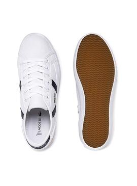 Chaussure Lacoste Sideline Blanc Femme