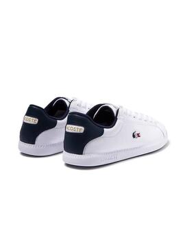 Baskets Lacoste Graduate Blanc Homme