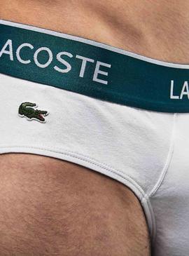 Pack Boxer Lacoste Slip Basic Homme