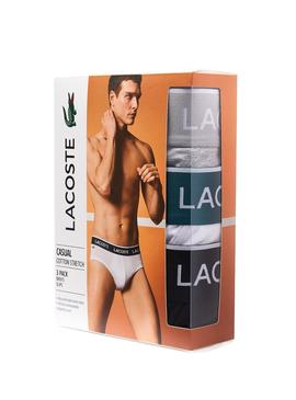 Pack Boxer Lacoste Slip Basic Homme