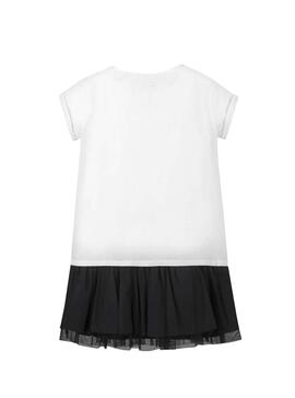Robe combinée blanche Mayoral pour Fille