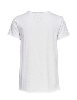 T-Shirt Only Brews Blanc Femme
