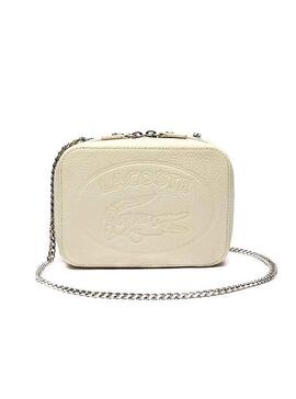 Sac Lacoste Croco Beige Femme