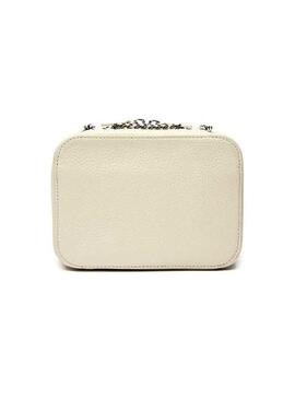 Sac Lacoste Croco Beige Femme