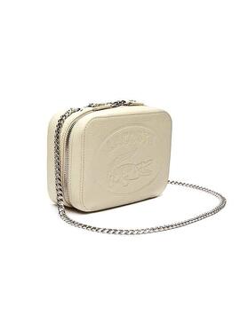 Sac Lacoste Croco Beige Femme