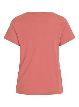 T-Shirt Vila Visus Coral Femme