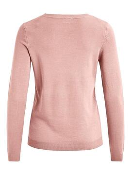 Pull Vila Bolonia Rose Femme
