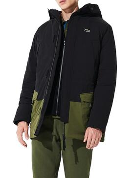 Parka Lacoste Bicolor pour Homme