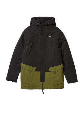 Parka Lacoste Bicolor pour Homme