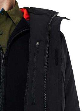 Parka Lacoste Bicolor pour Homme