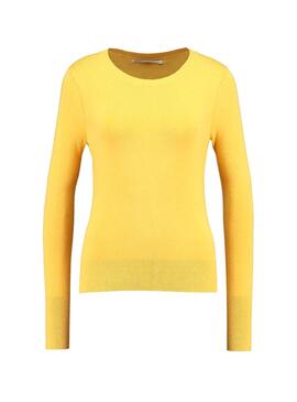 Pull Only Venice Jaune Pour Femme