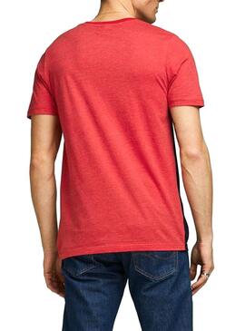 T-Shirt Jack and Jones Coeagle Rouge Homme