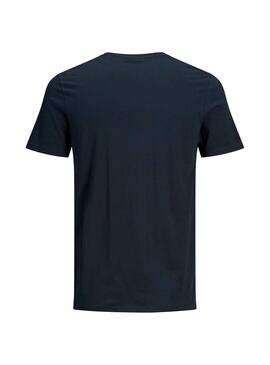 T-Shirt Jack and Jones Coeagle marin Homme