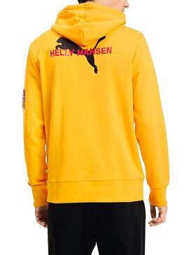 Sweat Puma X Helly Hansen Jaune Pour Homme