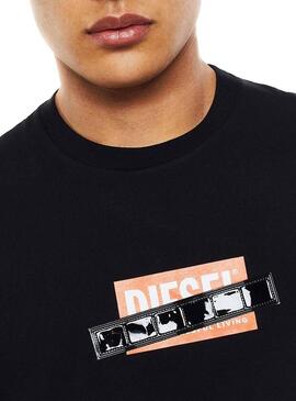 T-Shirt Diesel Diego Noir Homme