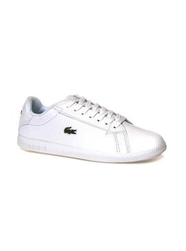 Baskets Lacoste Graduate Blanc Femme