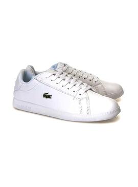 Baskets Lacoste Graduate Blanc Femme