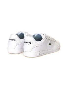 Baskets Lacoste Graduate Blanc Femme