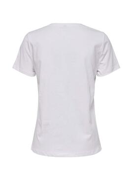 T-Shirt Only Kita Blanc Femme